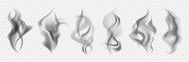 现实蒸汽烟雾黑色图标设置图片下载