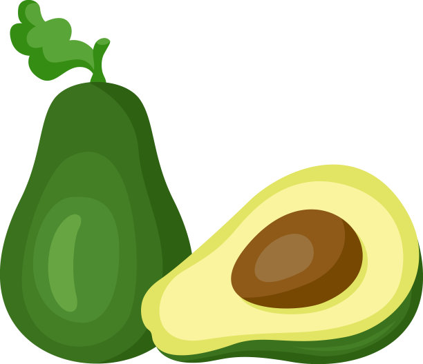 全果半鲜牛油果图片下载