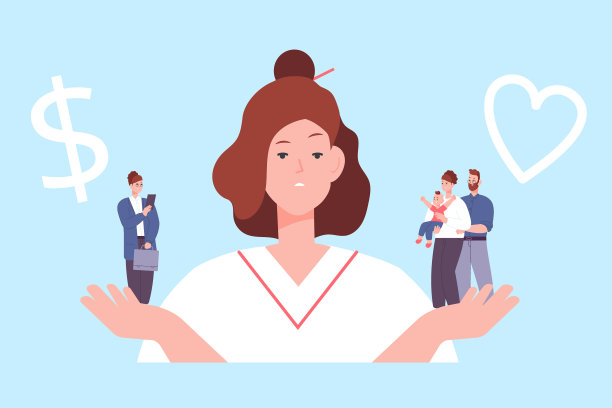 女人选择事业还是选择家庭之间图片下载