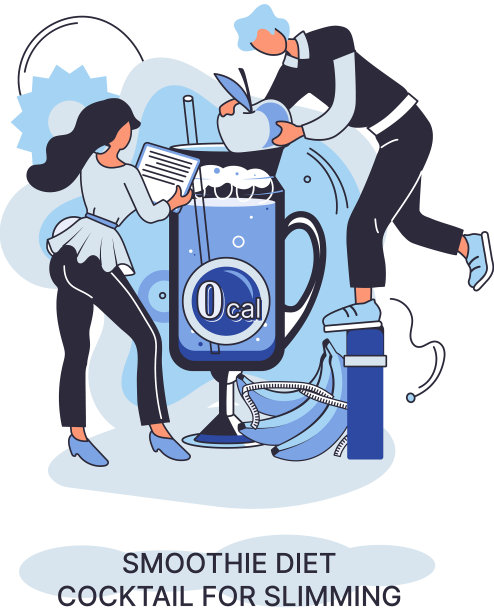 奶昔是减肥的健康饮食鸡尾酒图片下载