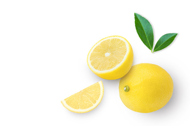 带叶柠檬图片下载
