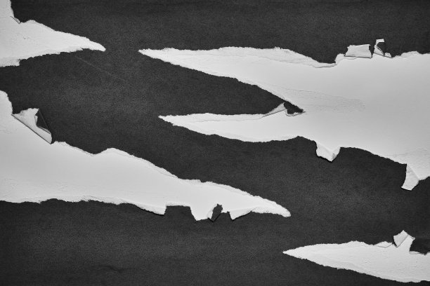 黑白撕扯纸拼贴风格，撕扯纸效果，纹理抽象背景，文本拷贝空间。图片下载