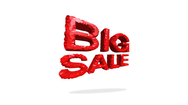 3D渲染对象促销和网络营销的概念图片下载