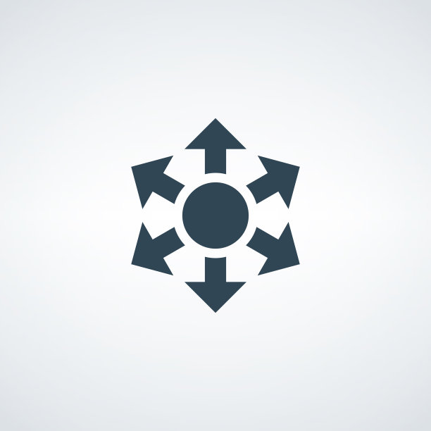 向外扩散箭头图标分布箭头图片下载