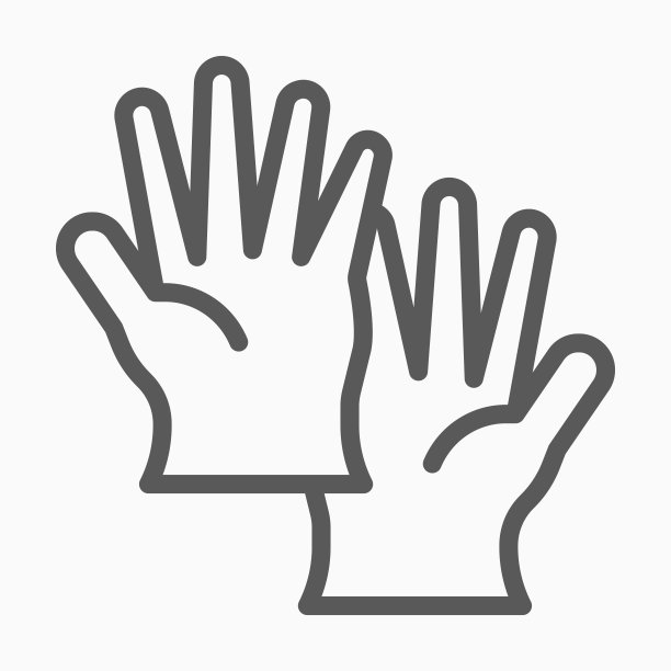 手套图标，健康向量，医院插图图片下载