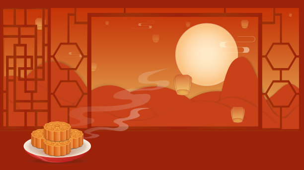 中国传统节日中秋节海报图片下载