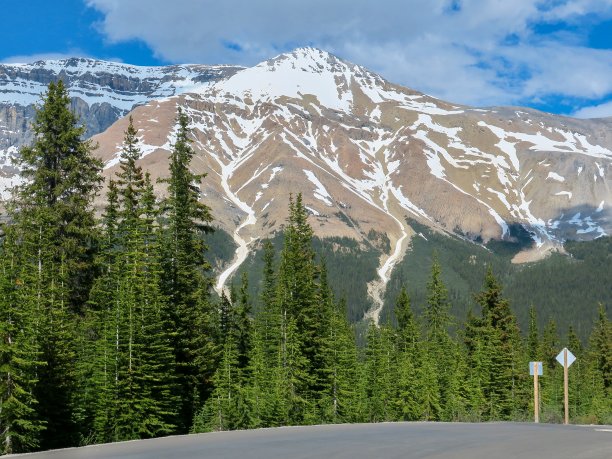 加拿大最风景优美的落基山脉自驾游图片下载