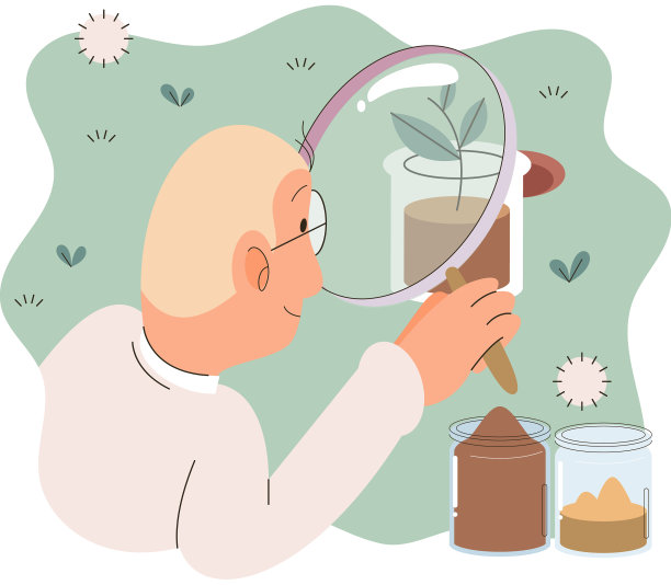 土壤分析和土壤污染或结构图片下载