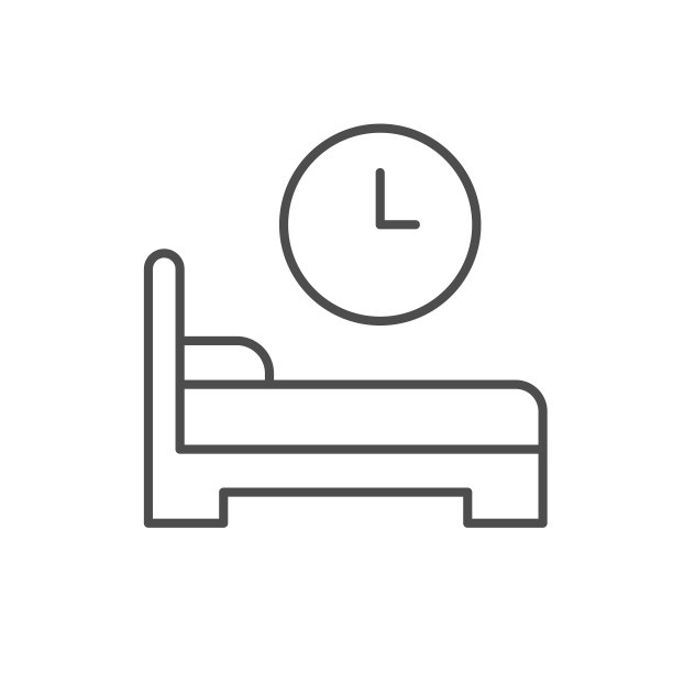 睡眠时间线轮廓图标图片下载