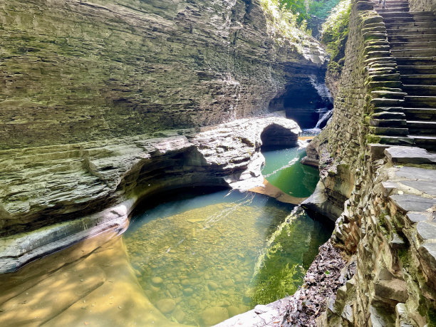 Watkins Glen公园，纽约图片下载