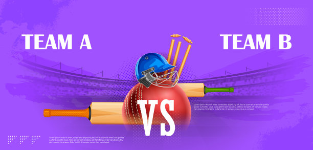 板球锦标赛中的球拍和球图片下载