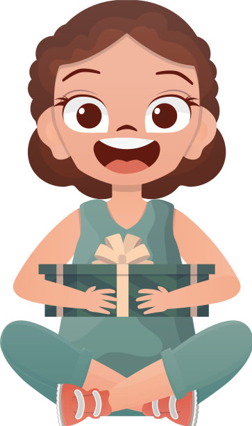 一个可爱的小女孩坐在莲花姿势图片下载