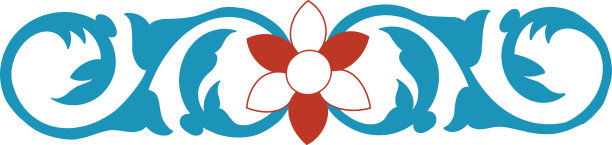 花卉装饰。装饰元素。矢量插图。图片下载