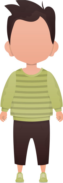 可爱的婴儿站在完全成长孤立图片下载