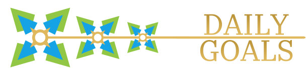 每日目标星圈绿色蓝色分支图片下载