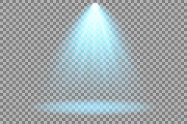 向量的聚光灯。现场。光的效果。发出光的效果。矢量插图。图片下载