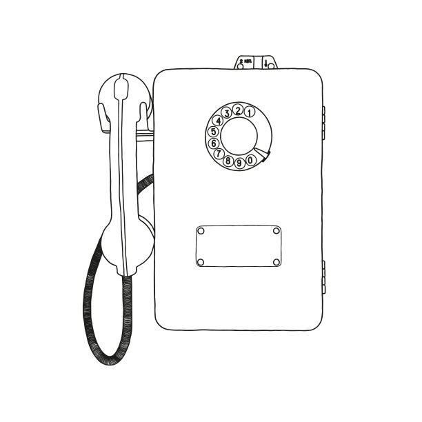 老式公共付费电话。图片下载