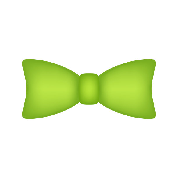 领结孤立在白色背景图片下载