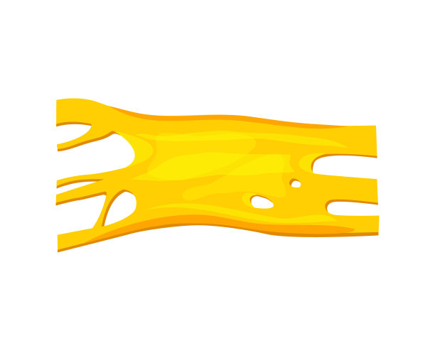 流动融化的奶酪卡通背景图片下载