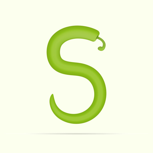 5号青椒设计。向量蔬菜字体健康和素食设计，自然模板，蔬菜标志和更多图片下载