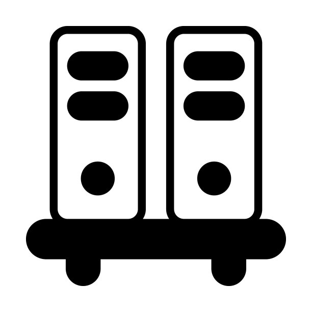 书架，文件文件夹图标孤立在白色背景图片下载