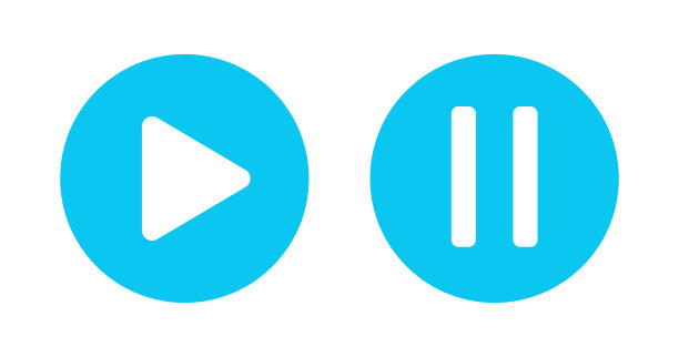 播放和暂停图标界面图片下载