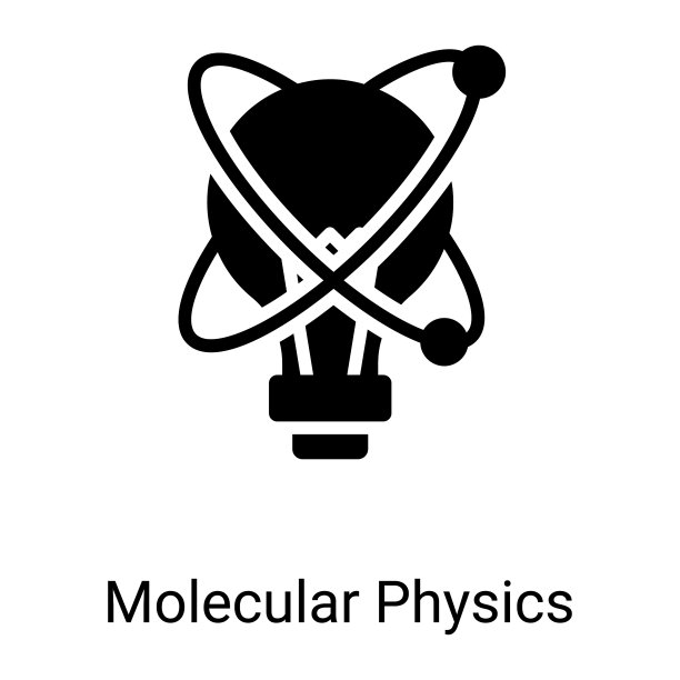 分子物理白色背景图标图片下载