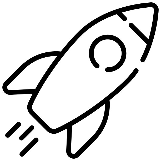 启动，启动线图标孤立在白色背景图片下载