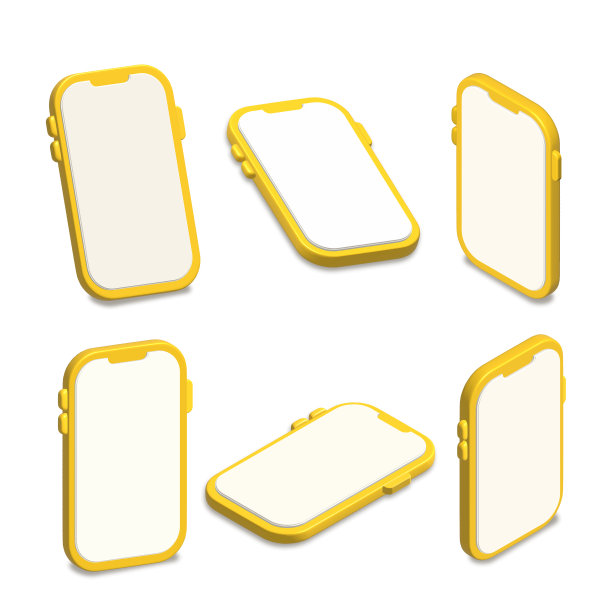 手机图标孤立插图矢量图片下载