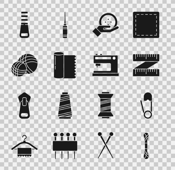 设置纱线安全销卷尺，测量缝纫按钮图片下载