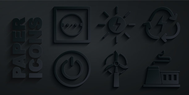 设置风力发电机电池与回收动力图片下载