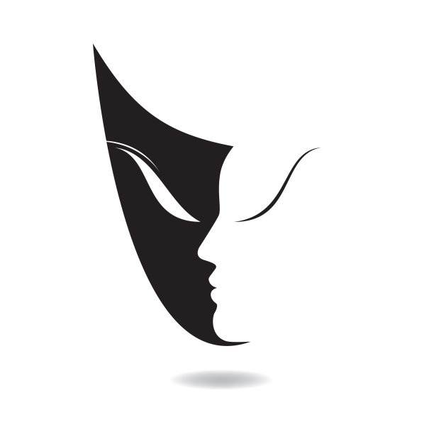 戏剧面具的标志图片下载