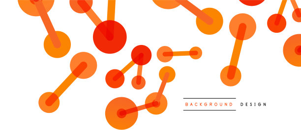 抽象的背景圆点由线连接图片下载