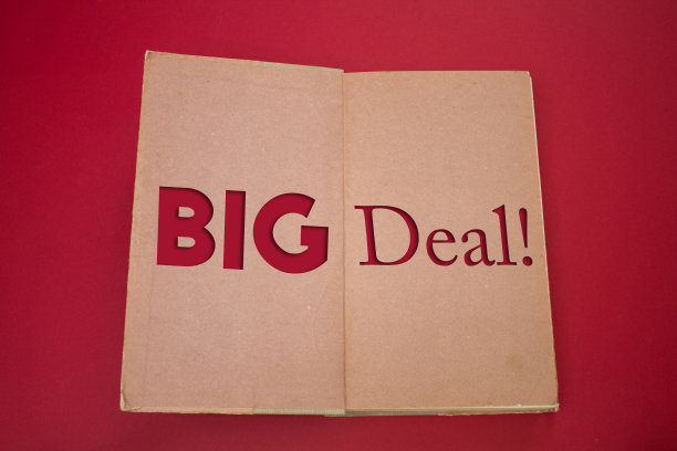 大Deal字在翻开书的时候带有复古、自然图案的古旧仿古纸设计。图片下载