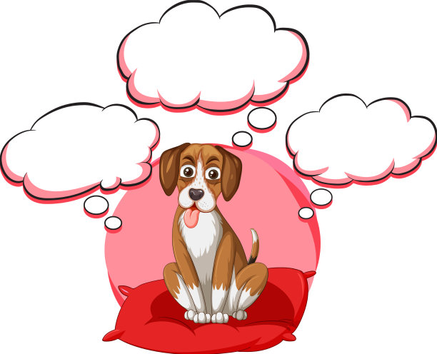 有很多叫声的狗会思考图片下载