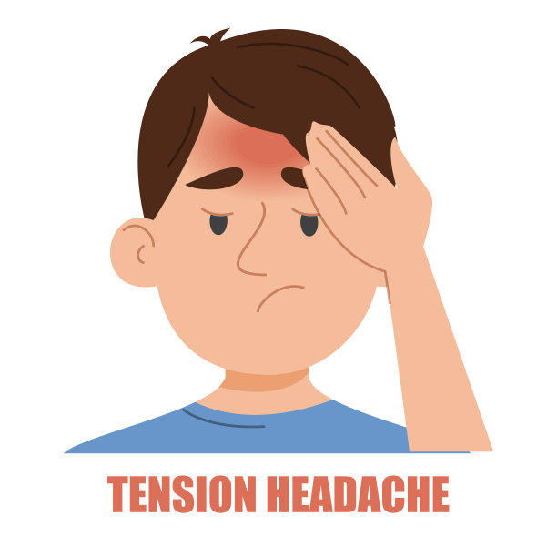 患有紧张性头痛的人被隔离了图片下载
