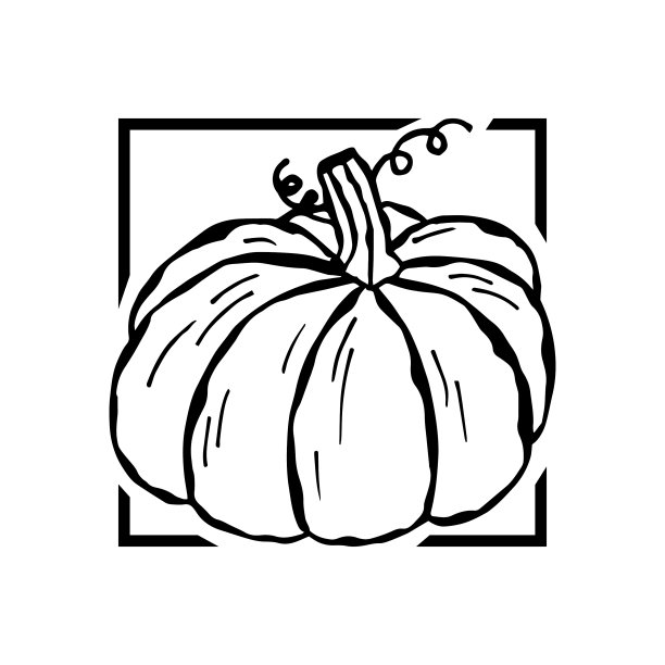 时尚的南瓜潮流极简海报图片下载