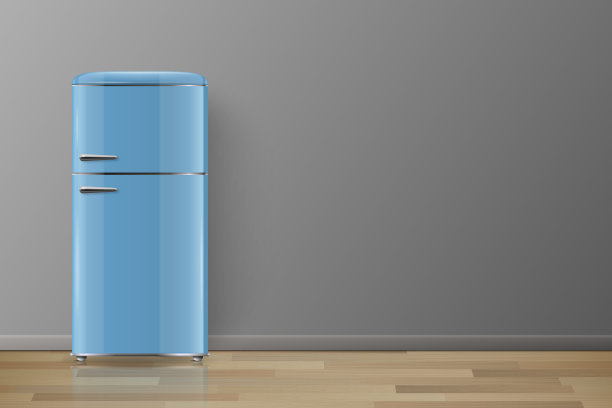 横幅与3d现实的光泽蓝色复古图片下载