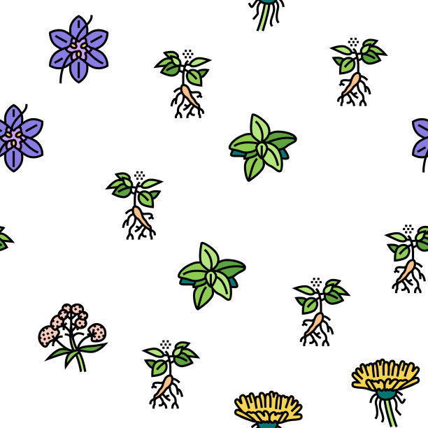 天然药材成分无缝衔接图片下载