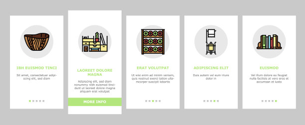 家装和家具上板图标集图片下载