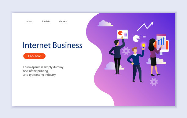 创意网站的网页模板图片下载