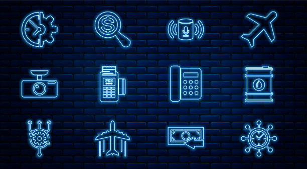 设定线钟和齿轮桶油音图片下载