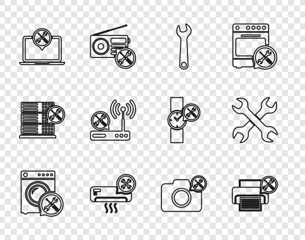 设置线垫圈服务打印机扳手空气图片下载