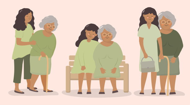 母亲节的概念表达了母亲和孩子之间的爱和纽带。图片下载