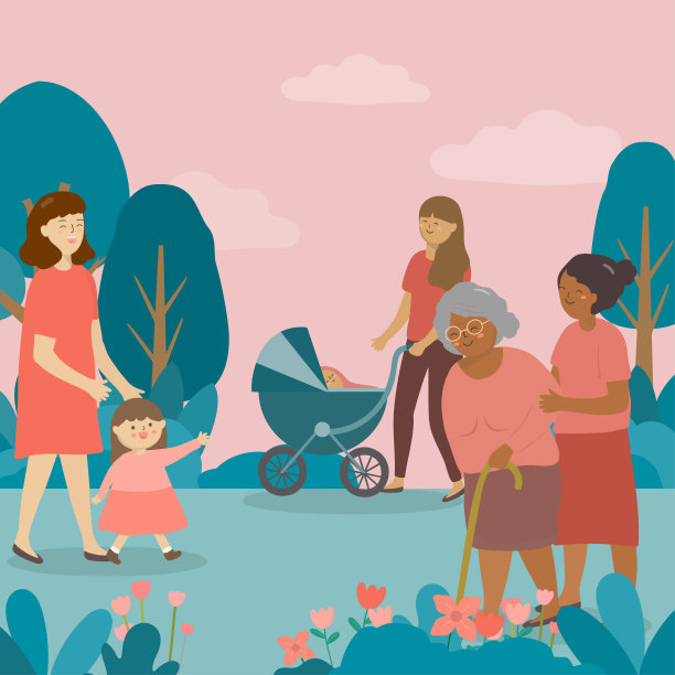 母亲节的概念表达了母亲和孩子之间的爱和纽带。图片下载