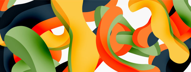 创意几何墙纸飞溅形状图片下载