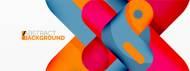 创意几何壁纸圆形箭头形状图片下载