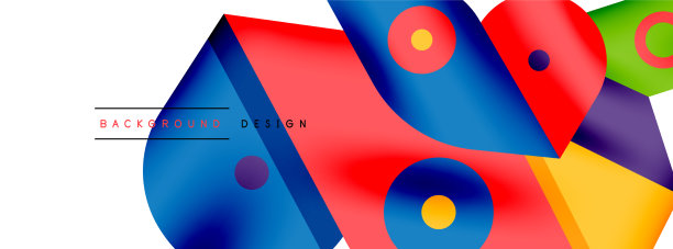 创意明亮的几何墙纸最小图片下载