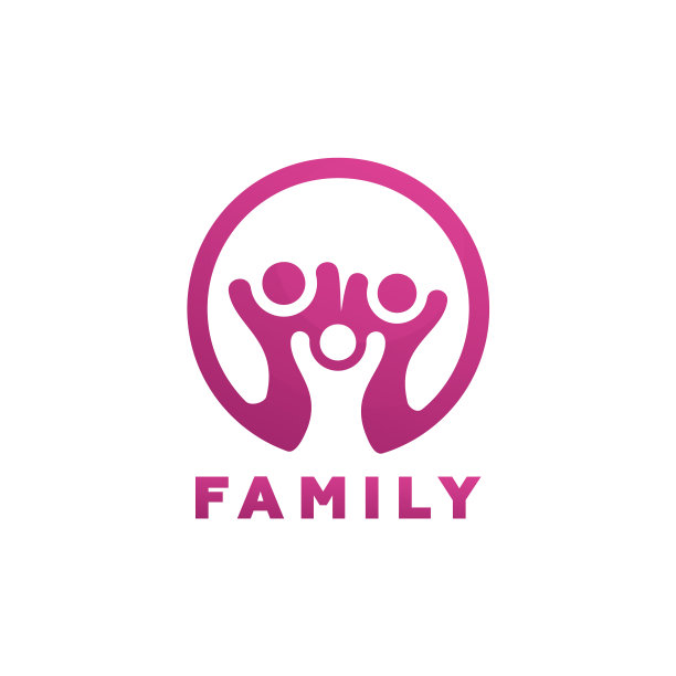 家庭标志模板设计向量，徽章，设计概念，创造符号，图标图片下载