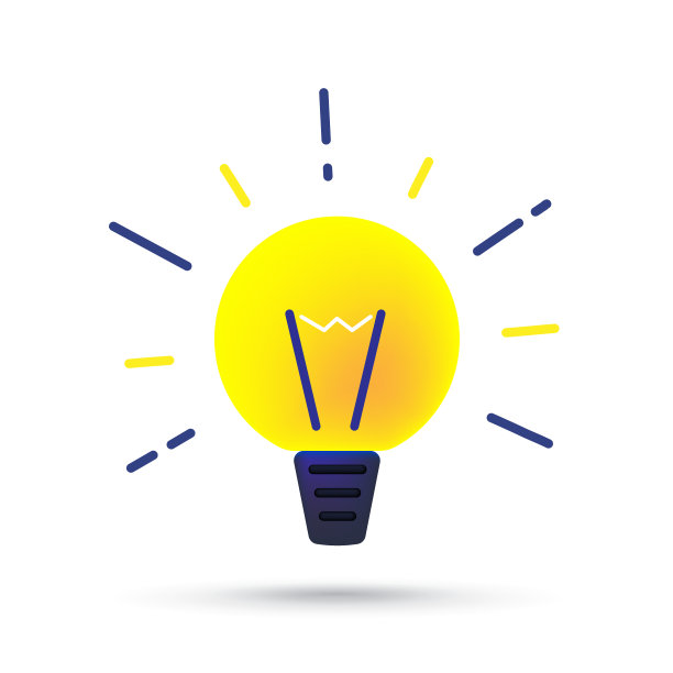 白色背景下灯泡的特写镜头图片下载